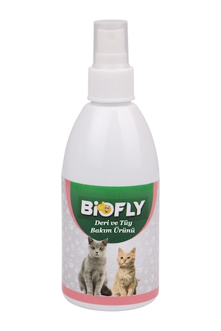 Biofly Kedi Deri ve Tüy Bakım Bit Pire Spreyi 250 ML Biofly Kedi Deri ve Tüy Bakım Bit Pire Spreyi 250 ML