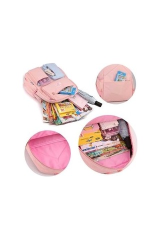 Ergonomic Sırt Çantası - Okul Ve Seyahat İçin Geniş Bölmeli, Dayanıklı Öğrenci Bookbag MAvi