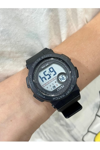 Penly Dijital Kol Saati 8212 Model Siyah +4 Renk Kronometre-alarmlı 5atm Su Geçirmez