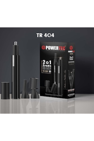 Powertec TR-404 Burun Kulak Kaş Şekillendirici Proset Tıraş Makinesi