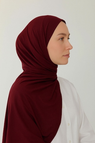 Mim Eşarp Enba Penye Pamuksu Şal Bordo