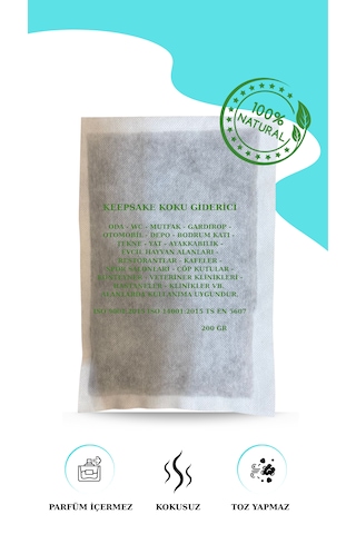 Keepsake Koku Giderici Kötü Koku Önleyici Aktif Karbon 200 G