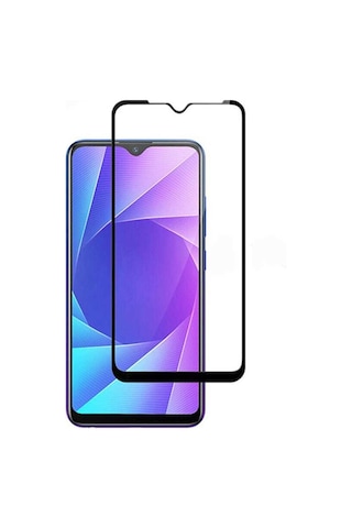 Realme 5i Zore Kenarları Kırılmaya Dayanıklı Cam Ekran Koruyucu
