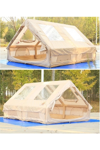 Shufa Glamping Family Şişme Çadır 300 400 200 Cm B Çok Renkli