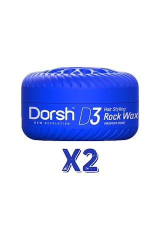 Dorsh Saç Şekillendirici Wax Rock Wax D3 150 Ml 2 Adet