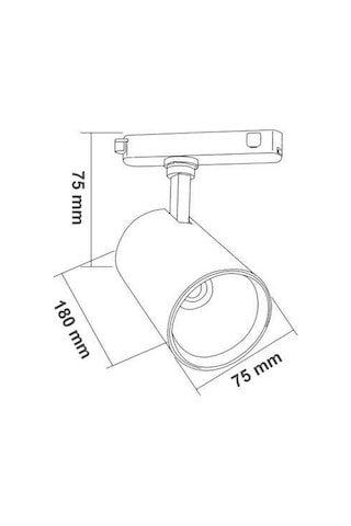 Ack Led Ray Armatür 30w Beyaz Kasa 3000k Ad30-01100