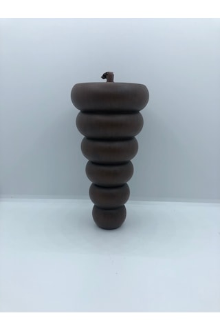 PLASTİK 18 CM CEVİZ M8 VİDALI,BERJER MOBİLYA  AYAĞI (4 ADET)