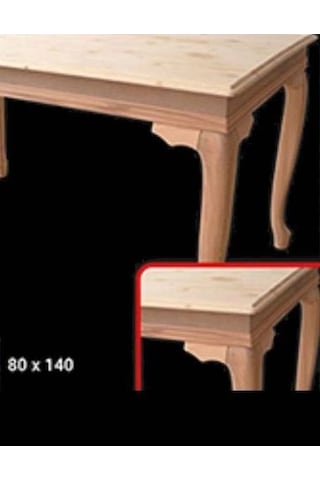 Masa Klasik AVANGARD ASLAN Model Kayın Kulak Ayak HAM Ladin Açılır Tabla Kutuda sevk El yapım