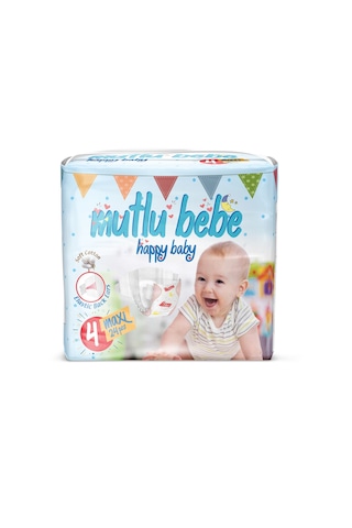 Mutlu Bebe Bebek Bezi 4 Numara Maxi 24 Adet