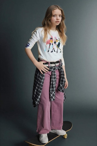 Defacto Kız Çocuk 90s Wide Leg Gabardin Pantolon G6013a825aubr82 Bordo-br82