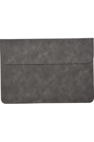 Jeemson Gri Yatay Stil Pu Materyal 15.6 İnç Dizüstü Bilgisayar Çantası - Tablet, Telefon, Dergi Taşıma - Dayanıklı Ve Hafif Gri