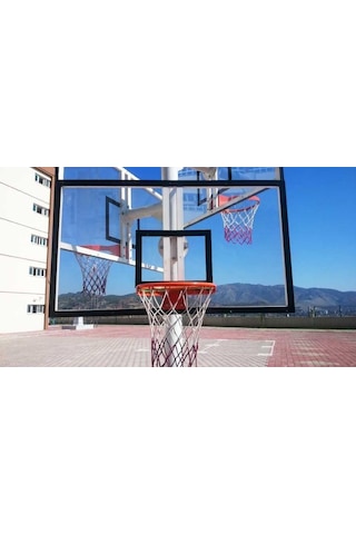 Adelinspor Basketbol Panya Seti 105 x 180 10 MM Akrilik Cam Sabit