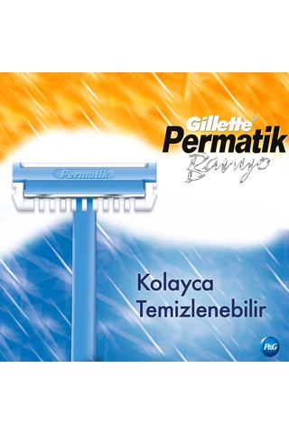Gillette Permatik Banyo Kullan At Erkek Tıraş Bıçağı 10 Adet Sku: Smg8690010385260