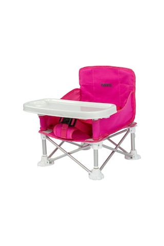 Deluxe Portatif Katlanabilir Mama Sandalyesi Pembe