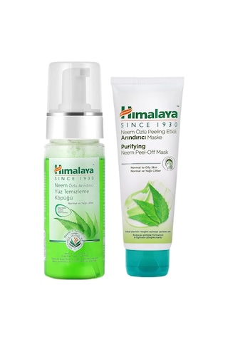 Himalaya Neem Özlü Arındırıcı Yüz Temizleme Köpüğü 150 ML + Peeling Etkili Arındırıcı Maske 75 ML