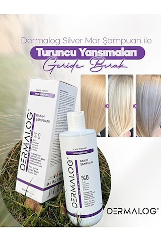 DERMALOG Silver Mor Şampuan 500 ML