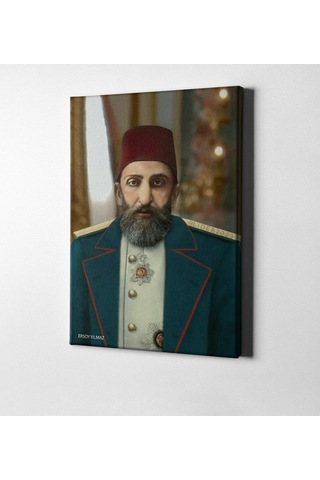 Kişiye Özel Sultan Iı Abdülhamit Han Kanvas Tablo (50 X 70 Cm.) 7