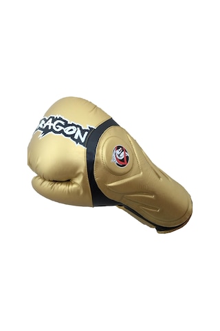 Dragondo Gold Tepito Boks Eldiveni 10 Oz Ve 3.5 Metre Boks Bandajı Set Boks Seti Altın