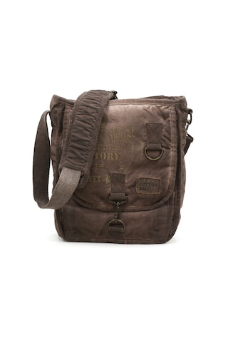 Oldcottoncargo Old Cotton 8184 Salaş Kanvas Omuz Postacı Laptop Okul Çantası Kahverengi