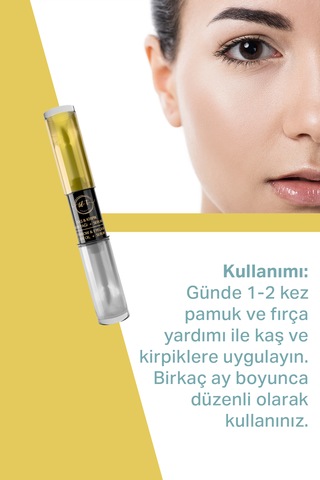 İd-t Uzatıcı Besleyici Güçlendirici E Vitamini & Hyalüronik Asit Kaş Kirpik Serumu ve Yağı