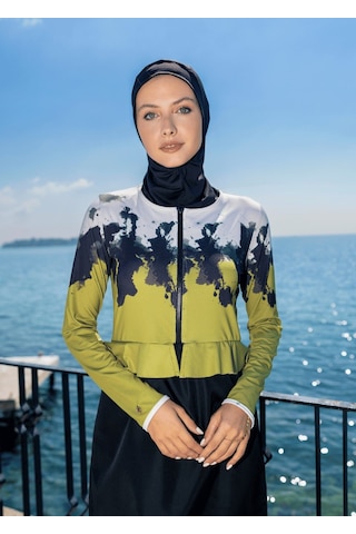 Mayovera Tesettür Mayo - Batik Siyah