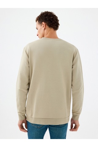 Regular Fit Erkek Sweatshirt Yeşil