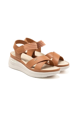 Sneaker Günlük Kadın 305688dp Donna Serena 5688dp Tan Kahverengi