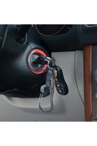 Nite Ize Slidelock Key Ring Carabiner 3 - Siyah