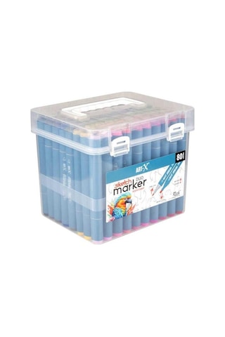 Rich Art X Sketch Marker Duo Çift Uçlu Marker Kalem 80 Renk Set 18051