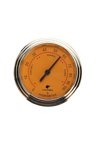Cohiba Puro Kutusu Humidor Nemölçer Higrometre 5cm