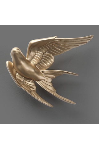 Teltree Küçük Kuş Martı B 3d立体 Gümüş Renkli Duvar Dekoru - Nordik Tarz, Oturma Odası, Giriş Ve Restoran İçin Zenginlik Katıcı Dekoratif Aksesuar Diğer