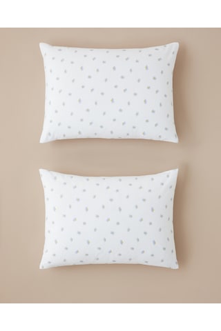 English Home Soft Daisy Kolay Ütülenir 2'li Yastık Kılıfı 50x70 Cm Mavi