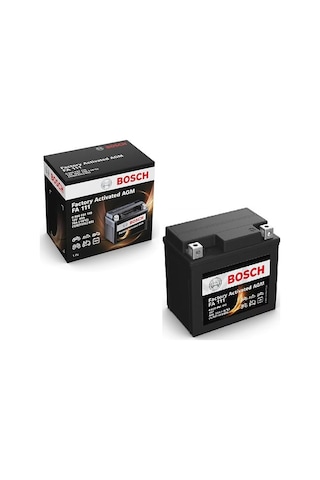 Bosch Motosiklet Bakımsız Akü Fa111 Tx5l Yatık 12v 4ah 2 Yıl - Tvs Jupiter,wego