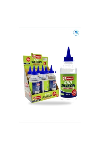 Sıvı Silikon 250 Ml Profesyonel Şeffaf Uçlu Yapıştırıcı Mutfak Ba