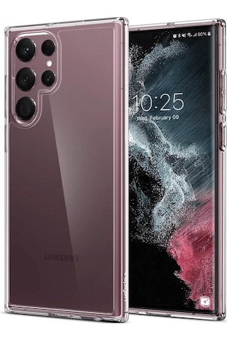 Logis Samsung Galaxy S23 Ultra İle Uyumlu Şeffaf Kılıf Şeffaf