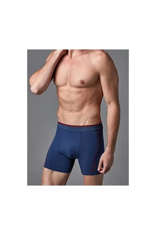 Eros Ers014 Compact Renkli Boxer Siyah - Lacivert