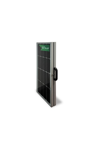 Set Solar Katlanır Taşınabilir Güneş Paneli 100w 2 50w Seri/paralel Monokristal