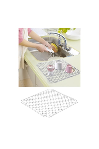 Lavabo Ve Buzluk Matı, Kaydırmaz Lavabo Kurutma Halısı 33x33 Cm