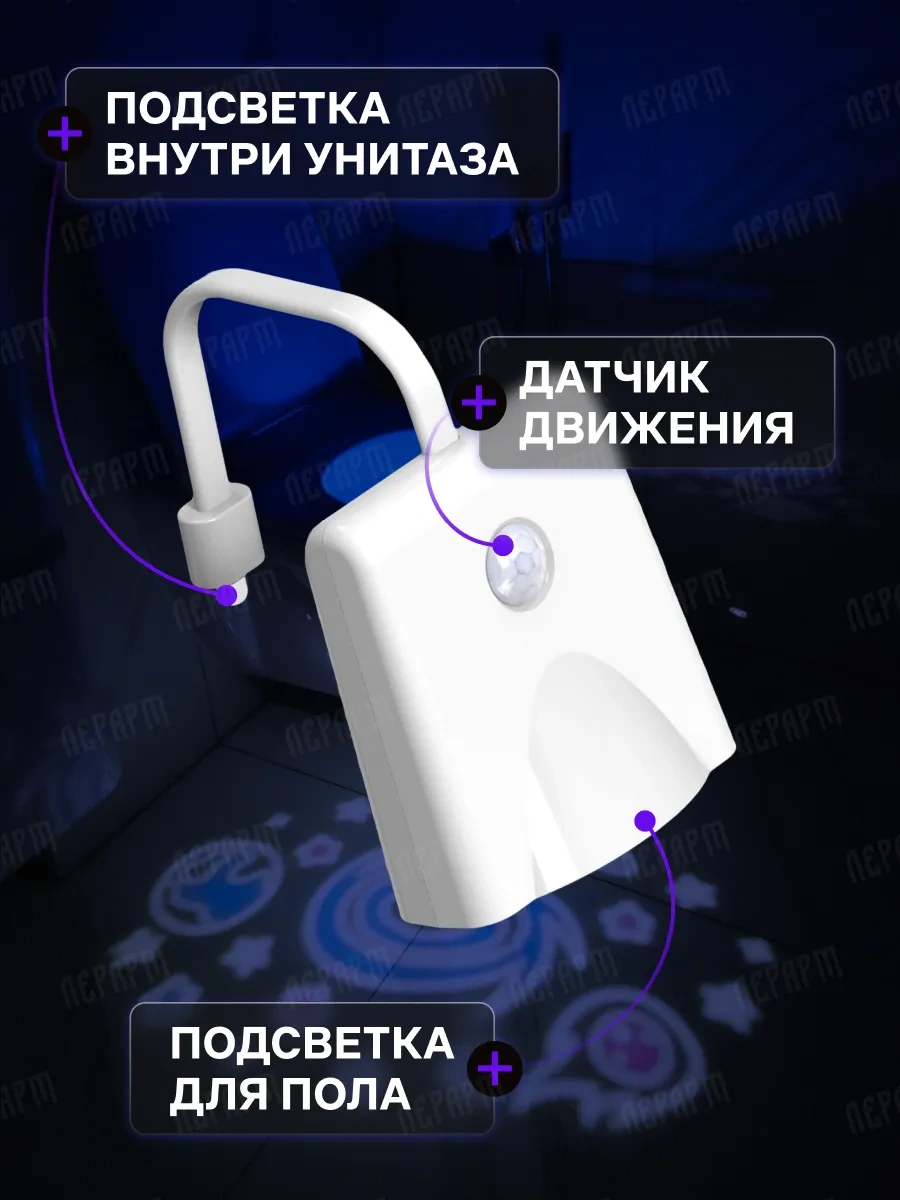 Lerart Hareket Sensörlü Tuvalet Arkası Aydınlatma 283979491 Beyaz