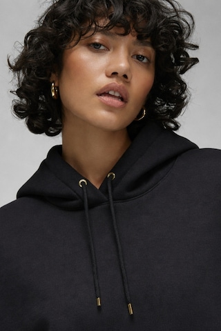 Nike Jordan Flight Fleece Oversize Pullover Hoodie Kadın Oversize Kapüşonlu Sweatshirt Siyah Siyah