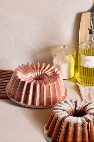 Cake Pro Döküm Yıldız Rose Kek Kalıbı Rose