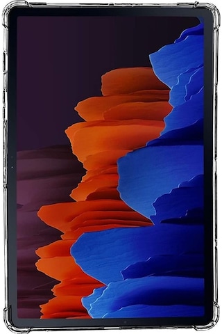 Samsung Uyumlu Galaxy Tab S7 Fe Lte T730 T735 T737 Kılıf Darbelere Dayanıklı Şeffaf Kapak