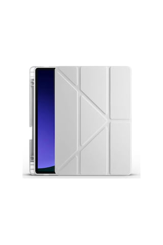 Samsung Uyumlu Galaxy Tab S10 Lite s10 Fe s9 10.9 Manyetik Standlı Kalem Bölmeli Kılıf Kapaklı