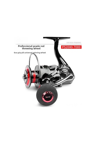 Mufunye Tam Metal Konstruksiyonlu Spinning Makine, Uygun Tüm Balıkçılık Senaryoları İçin Dürtüye Dayanıklı, Uzun Atışlı Olta Makinesi Fs4000