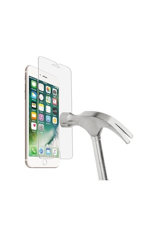 Apple Uyumlu iPhone 7 Plus İle Ekran Koruyucu Şeffaf Temperli Kırılmaz Cam Ekran Koruyucu