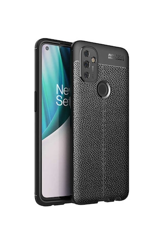 One Plus Nord N100 Kılıf Zore Niss Silikon Kapak Siyah