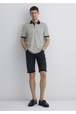 Mavi - Nicholas Dark Smoke Mavi Black Jean Şort 0416081307 Turuncu