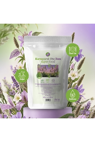 Doğal Karnıyarık Otu Tozu %100 Saf Psyllium Powder 50 G