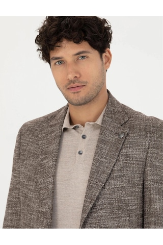 Pierre Cardin Kahverengi Slim Fit Ceket G021gl002.000.1767841.vr029 Kahverengi