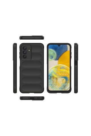 Spia Galaxy A56 İle Uyumlu Kılıf Siyah Kinet Silikon Kapak Galaxy A56 İle Uyumlu, Siyah 50 x 22
